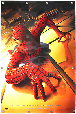 #ad Spider Man 2002 Double Sided Original Movie Poster 27quot;x40quot; $125.00