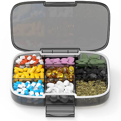 #ad Extra Large Pill Organizer Jumbo Medicine Organizer Box with Labels Pill Case $24.95