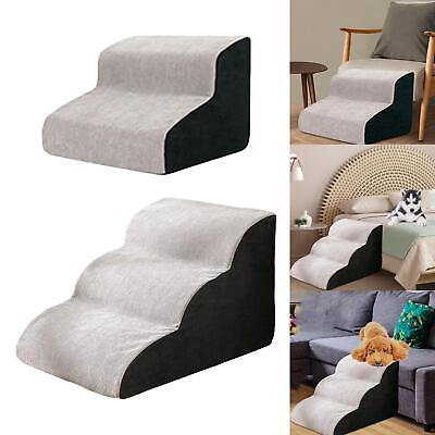 Comfortable Pet Dog Stairs Ladder Ramp Non Slip Removable Cat for Indoor Bed $40.01