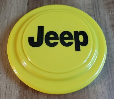 #ad Vintage JEEP Frisbee Yellow Made in USA $9.99