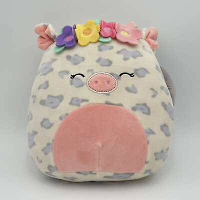 #ad Squishmallow Rosie Pig 8” Easter 2023 Flower Headband Crown $17.95