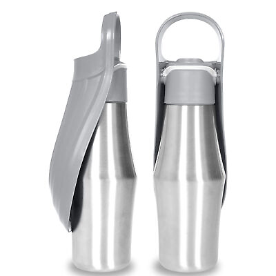 #ad Bottle Portable Dog Accessories Dog Dispenser Stainless Steel G1C7 C $18.00