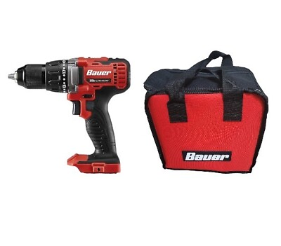 #ad #ad BAUER 20V Cordless 1 2 in. Drill Driver Tool Only $29.99