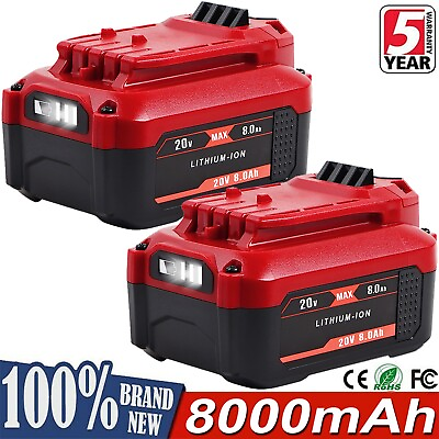 #ad 2PACK 20V For Craftsman V20 Li Ion Battery CMCB204 CMCB202 CMCB201 20Volt US NEW $54.99