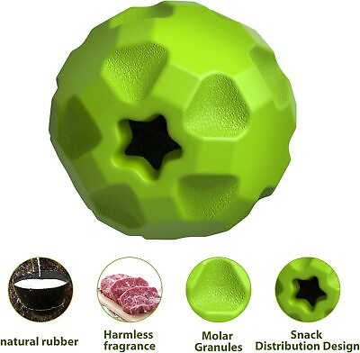 Pet Dogs Chew Toys for Aggressive Chewers Indestructible Rubber Ball Tough Toys $7.99