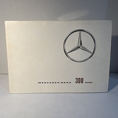 #ad 1959 Mercedes Benz 300 Automatic Original Catalog Brochure VERY RARE VGC $225.00