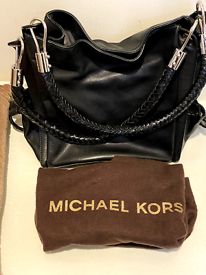#ad Michael Kors Collection Gently used beautiful black leather $500.00