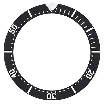 #ad REPLACEMENT BEZEL INSERT BLACK FOR WATCH 38MM X 30MM $44.95