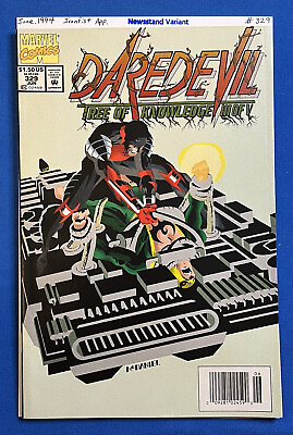 #ad Daredevil #329 Newsstand Cover 1964 1998 Marvel $7.99