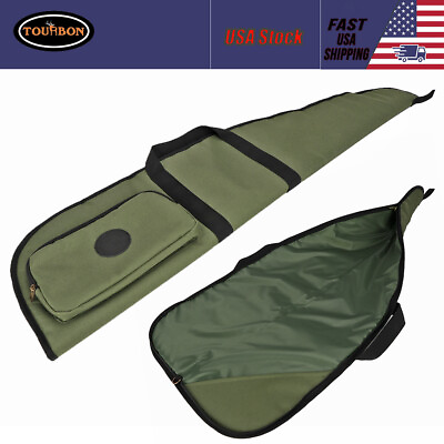 #ad Tourbon 44inch Hunting Rifle Bag Soft Carry Case Ammo Side Pouch Gun Storage USA $40.49