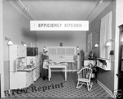 #ad Photograph of a 1930#x27;s Efficiency Home Kitchen at Woodward Lothrop Store 8x10 $12.95