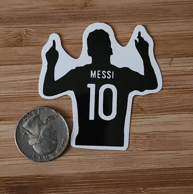 #ad ½amp;LIONEL MESSI STICKER Paris Saint Germain Argentina Soccer Inter Miami Sticker $1.50