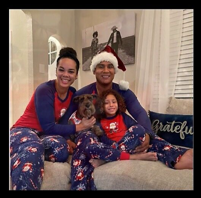 #ad Christmas Family Matching Pajama Set DEAR SANTA Blue amp; Red HO HO HO Kids Adults $8.99