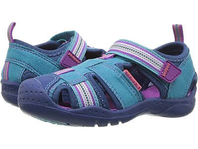 #ad Pediped Sahara Flex Blue Sandals Girl#x27;s N3821* Size 1 $54.51