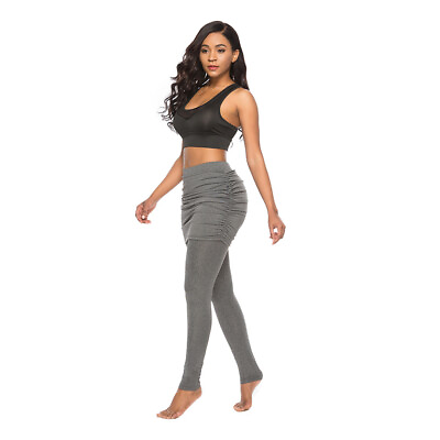 #ad Stylish Side Pleated Skirt with Attached Leggings $60.00
