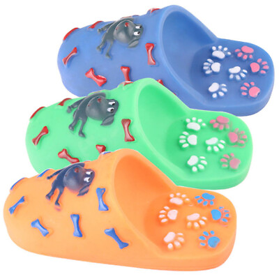 #ad 2pcs Dog Shoes for Small Dogs Dog Slippers Pet Teething Toys Puppy Toy $10.80