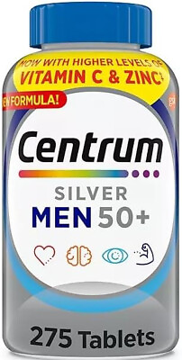 #ad Centrum Silver MultiVitamin MultiMineral Complete Vitamin 275 Tabs Men Over 50 $26.99