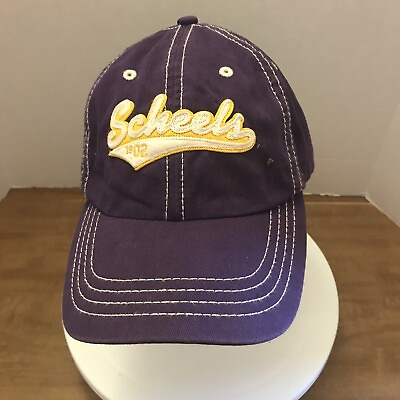 #ad Schells Hat Cap Purple Hook And Loop Outfitters $10.00