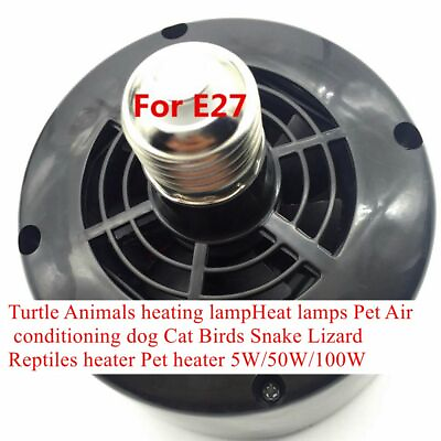 #ad Turtle animal heating lamp pet heating lamp dog cat heater pet heater 5 50 100W $31.50