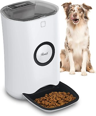 Rosewill 6L Automatic Pet Feeder Cat Dog Food Dispenser Bowl $39.99
