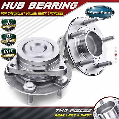 #ad #ad 2x Front Rear Wheel Hub Bearing Assembly for Chevy Malibu 16 21 Buick Envision $82.99