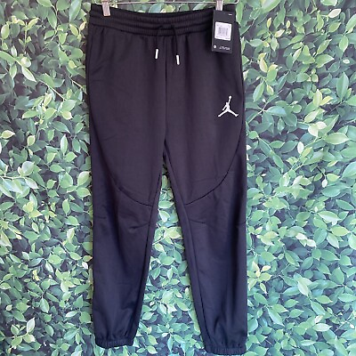 #ad NWT Nike Air Jordan Boys YXL Black Basketball Jogger SweatPants XL Pants Youth $28.00
