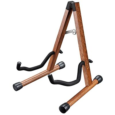 #ad LEKATO Wood Guitar Stand Acoustic Guitar Stand with Padded Foam $35.25