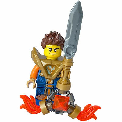 #ad LEGO Nexo Knights: Clay Minifig With Sword Foil Pack Painted and Molded $5.49