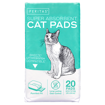 #ad 20ct Peritas Generic Tidy Cat Breeze Cat Pads Refills Breeze Litter Box System $24.95