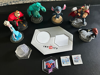 #ad Disney Infinity GAME Bundle: Portal CrystalSulley Mr Incredible W Frozen Game $12.99