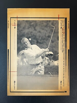 #ad 1991 PGA Champion John Daly Shot on 1st Hole Type 3 7.75x10.75 Original Photo $40.00