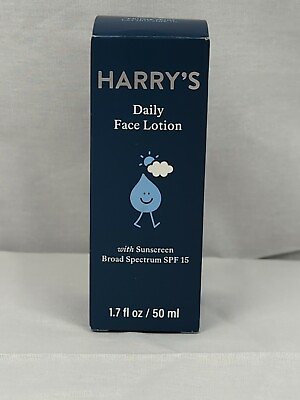 #ad Harry’s Men’s Daily Face Lotion with Broad Spectrum SPF 15 1.7 fl oz BNIB $12.00