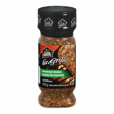 #ad 3 PACK CLUB HOUSE LA GRILLE MONTREAL Chicken SPICE SEASONING 170g CANADA FRESH $22.45