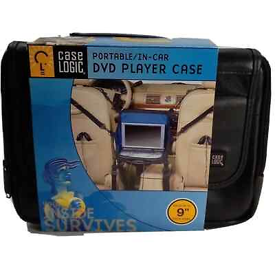 #ad #ad Case Logic Portable in car DVD case w Suspension System BLACK NEW $23.76