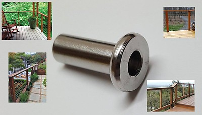 #ad T316 StainlessSteel Protective Protector Sleeve for 1 8 3 16quot; Cable Railing 360 $176.00