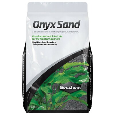 #ad Seachem Onyx Sand Planted Aquarium Substrate 3.5kg 7.7lbs $21.95