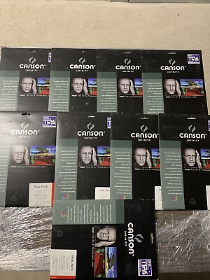 #ad New Canson Trial Pack 8.5quot;x11quot; Paper 6 Sample Sheets $75.00