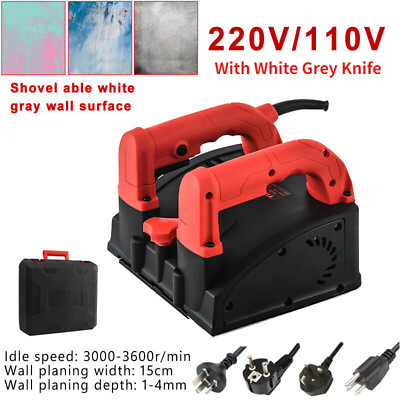 #ad 220V 110V Groove Cutting Machine Electric Concrete Wall Planer Brick Wall Chaser AU $284.95