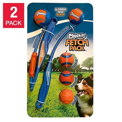 #ad Ball Launcher Fetch Pack for Dog  Two 7 piece Sets   Brand: Chuckit $19.99