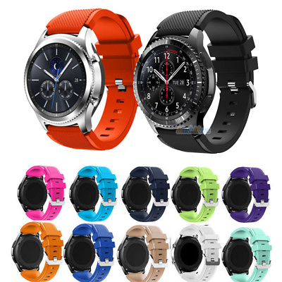 #ad Silicone Bracelet Strap Watch Band For Samsung Gear S3 Frontier Classic 46 22mm $7.99