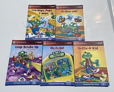 #ad Leapfrog Early Reading Series Leap Reader Interactive Book Lot Of 5 $8.50