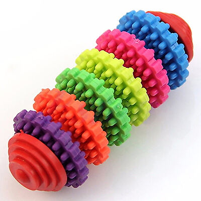 #ad Pets Dogs Puppy Colorful Rubber Dental Teething Healthy Teeth Gums Chew Toy 72 $7.36
