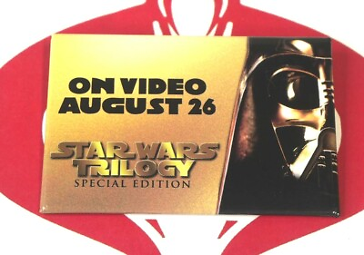#ad STAR WARS On Video PIN August 26th Darth Vader $3.99