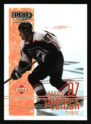 #ad 2001 02 upper deck playmakers Jeremy Roenick #74 $4.21