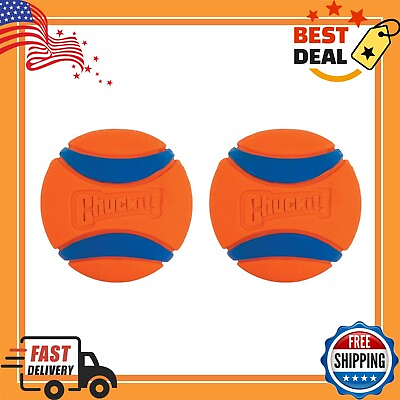 #ad Chuckit Ultra Ball Dog Toy Medium 2.5 Inch Diameter Pack of 2 for breeds 20 $7.93