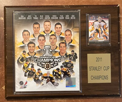 #ad Brand: NHL Boston bruins team collage Stanley cup champions $45.00