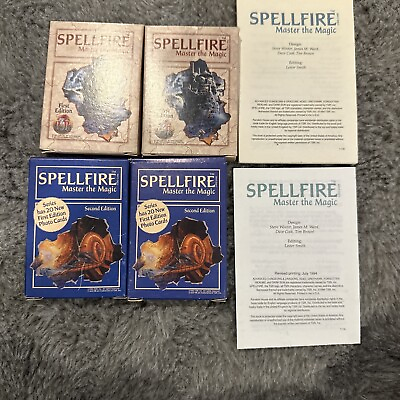 #ad Advanced Damp;D DND 1stamp; 2nd Second Edition Spellfire Master the Magic Packs $120.00