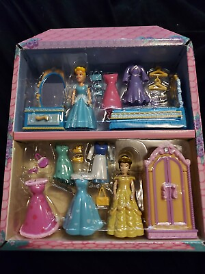 #ad Disney Mini Princess Play Set with Cinderella amp; Belle New in box $60.00