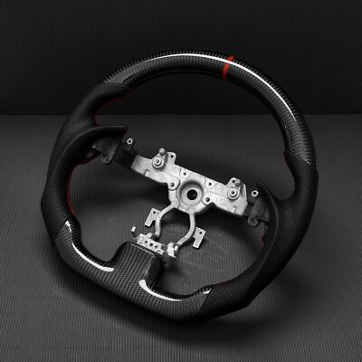 #ad Real carbon fiber Flat Customized Sport Universal Steering Wheel 2008 2013 G37 $417.00