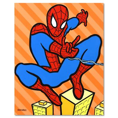 #ad Valter Morais quot;Spider Manquot; Original Acrylic Painting on Canvas Hand Signed Art $1450.00